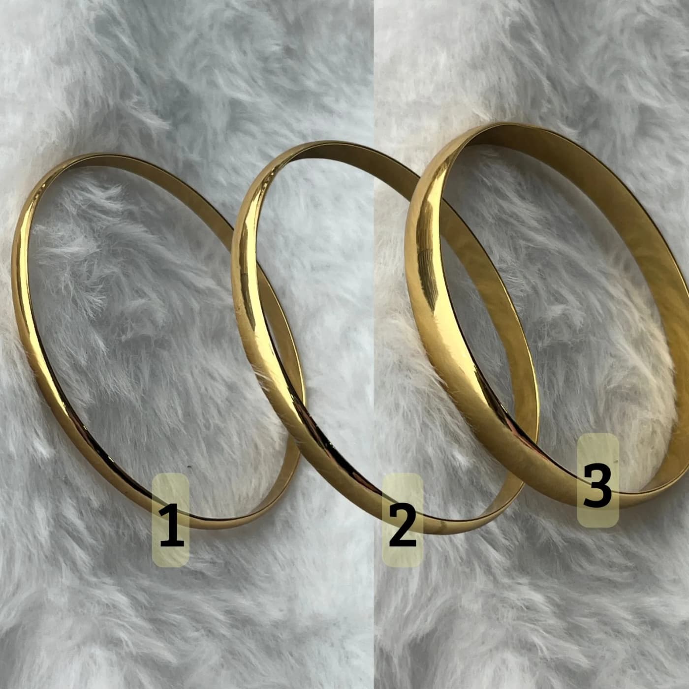 4 - Esclava, pulsera rígida básica 22.5cm